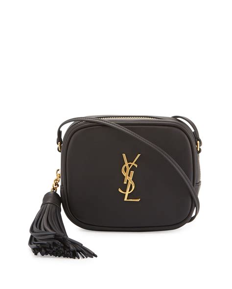 ysl blogger bag black silver|SAINT LAURENT Nappa Monogram Blogger Bag Black.